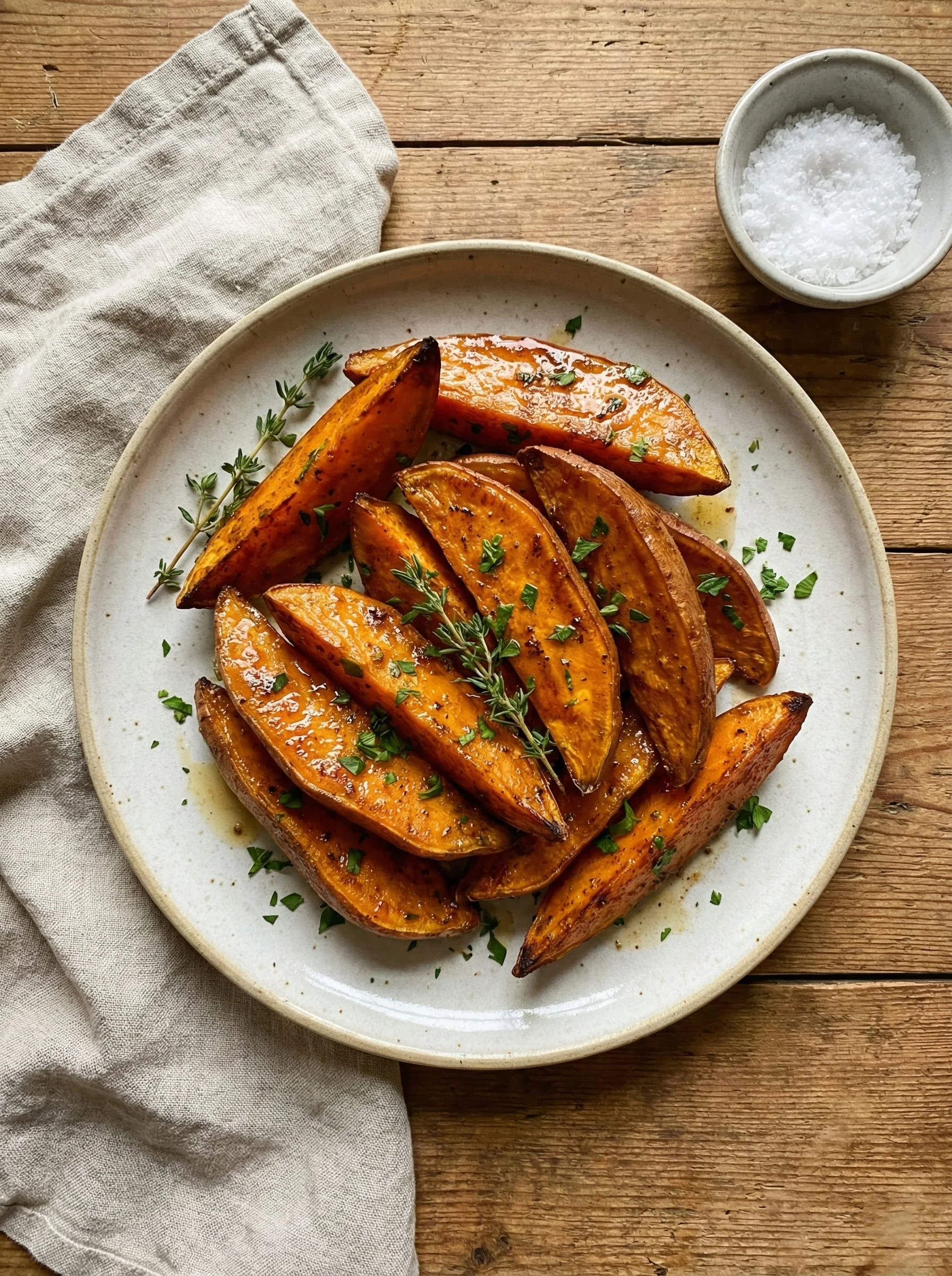 Honey Roasted Sweet Potatoes