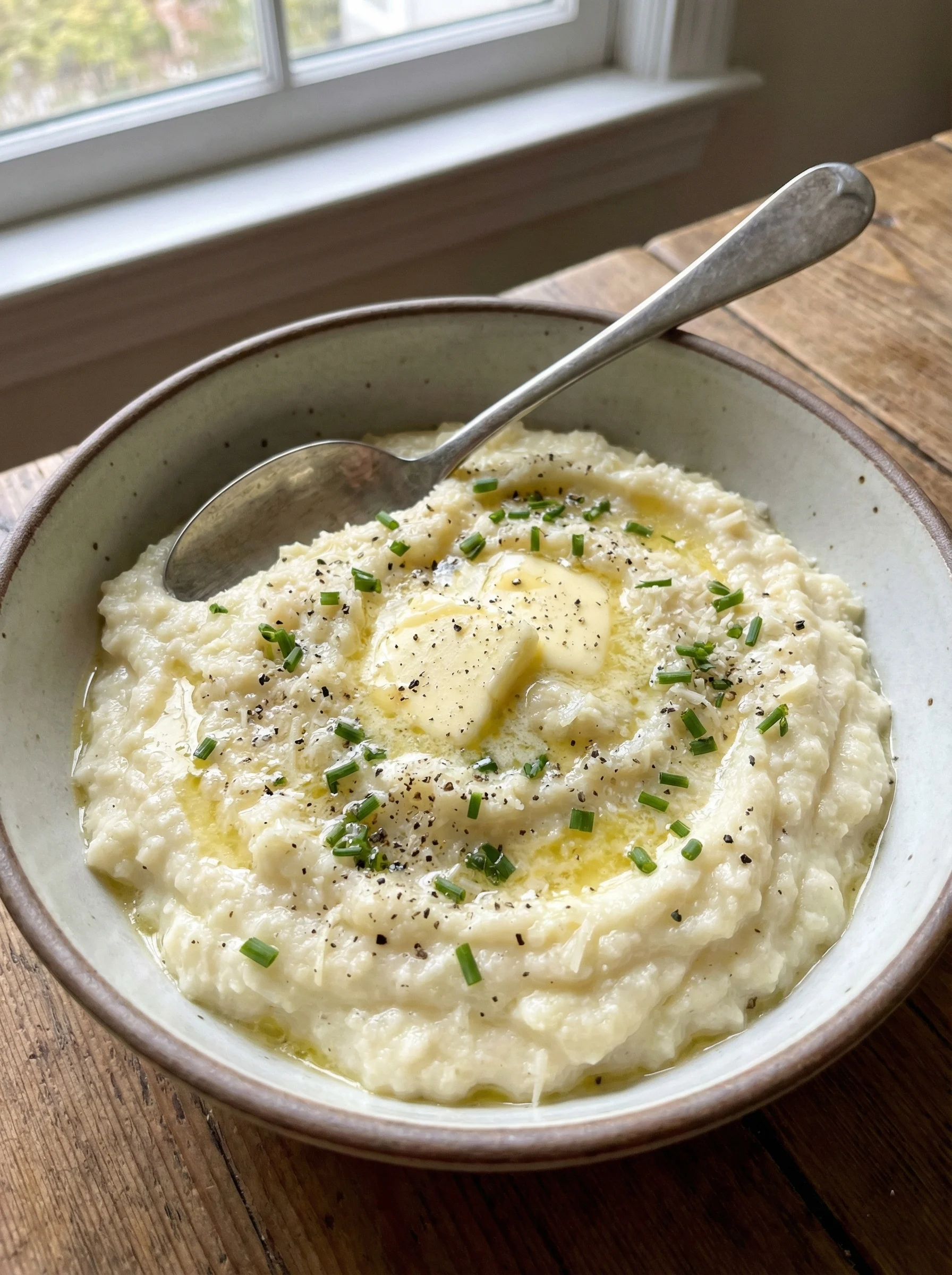 Garlic Mashed Cauliflower