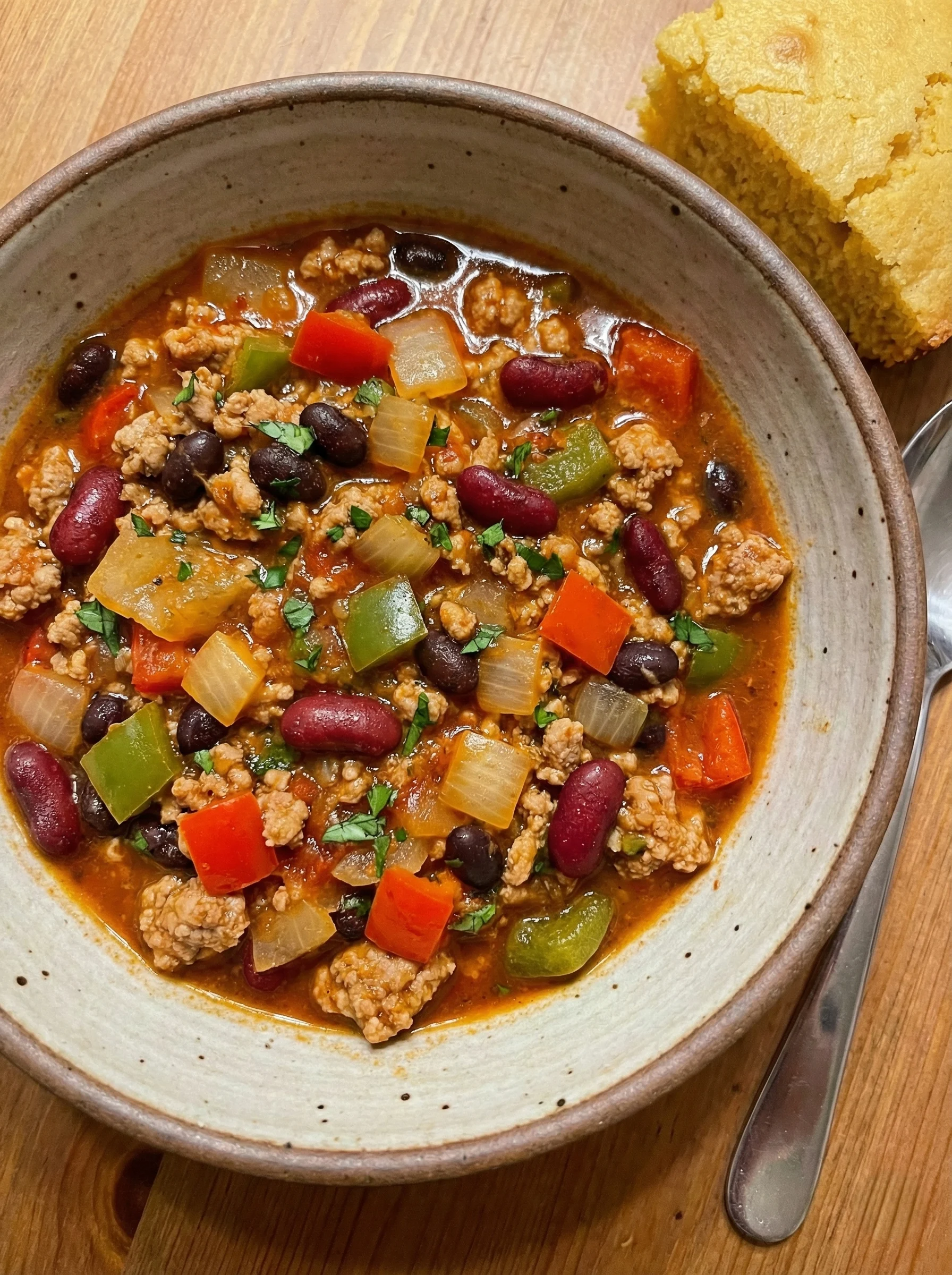 Slow Cooker Turkey Chili