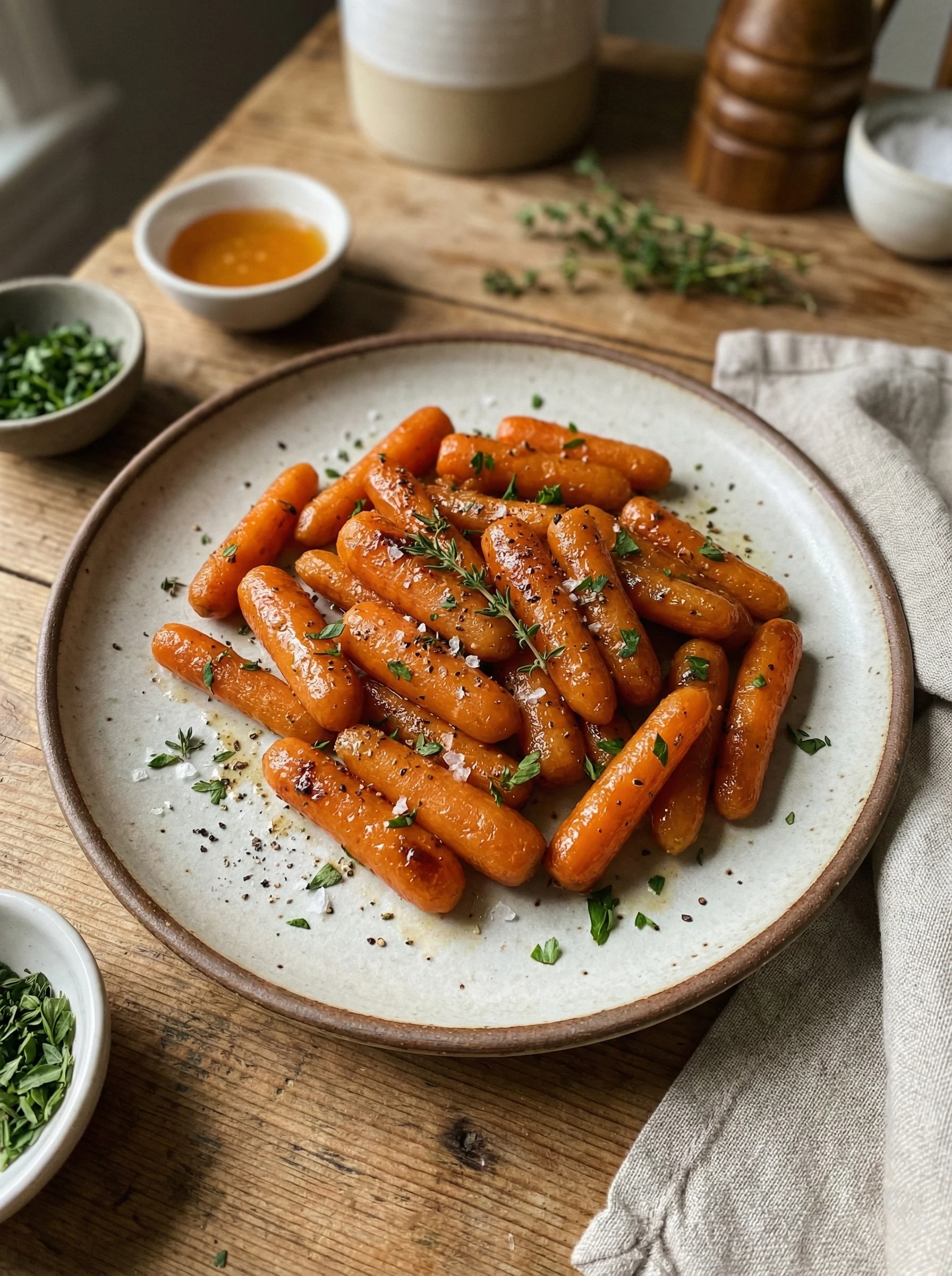 Honey Glazed Baby Carrots