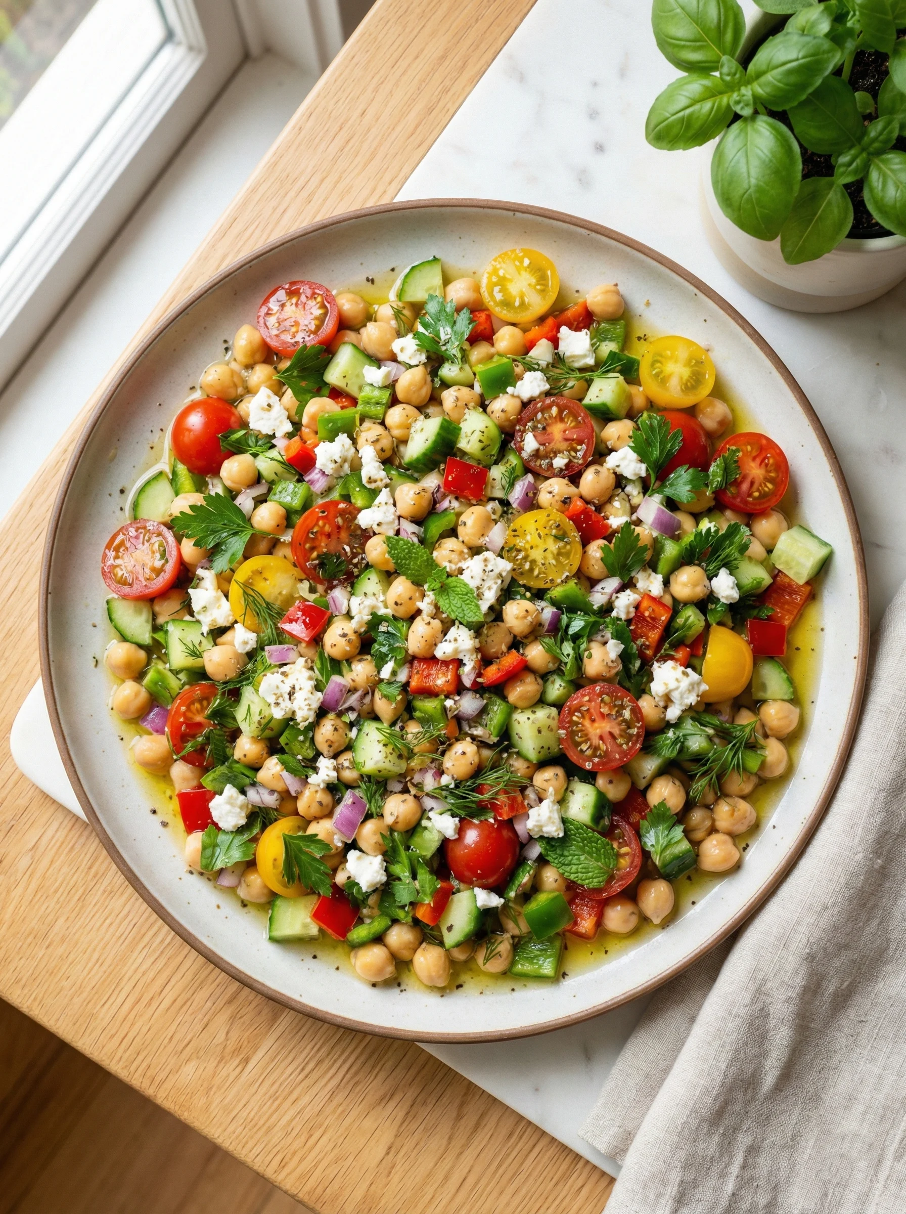 Mediterranean Chickpea Salad