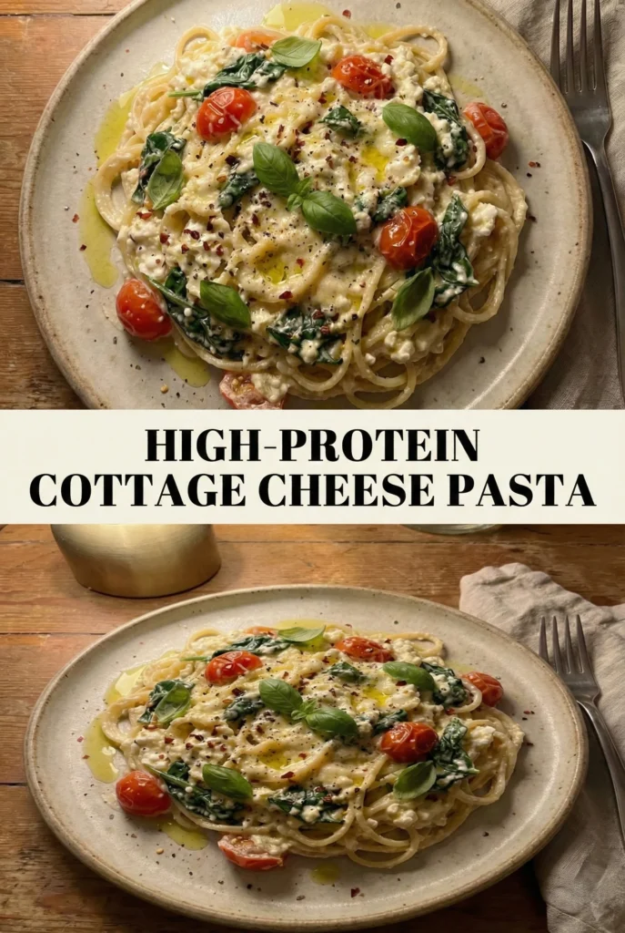 High-Protein Cottage Cheese Pasta