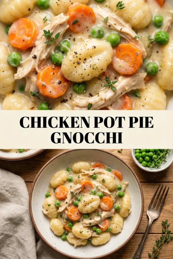 Chicken Pot Pie Gnocchi