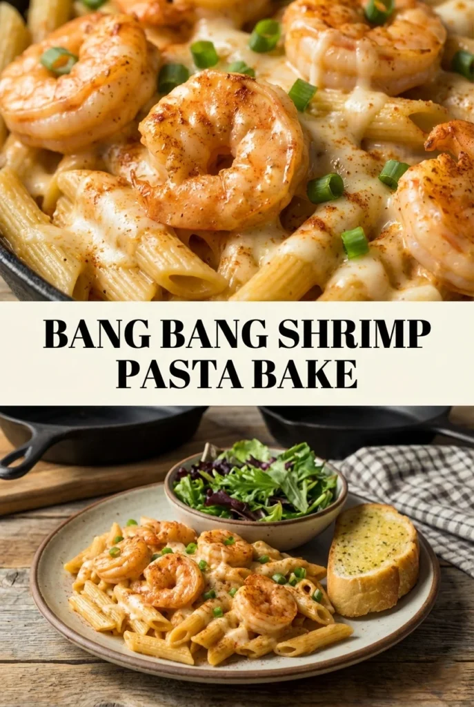 Bang Bang Shrimp Pasta Bake