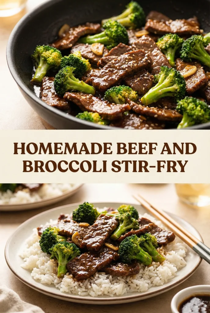 Homemade Beef and Broccoli Stir-Fry