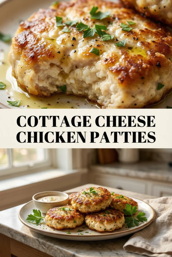 Cottage Cheese Chicken Patties
