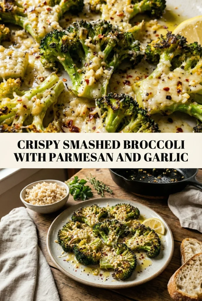 Crispy Smashed Broccoli