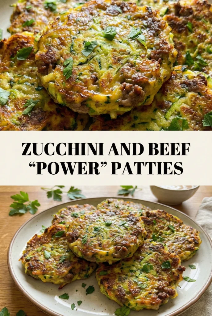 Zucchini and Beef "Power" Patties