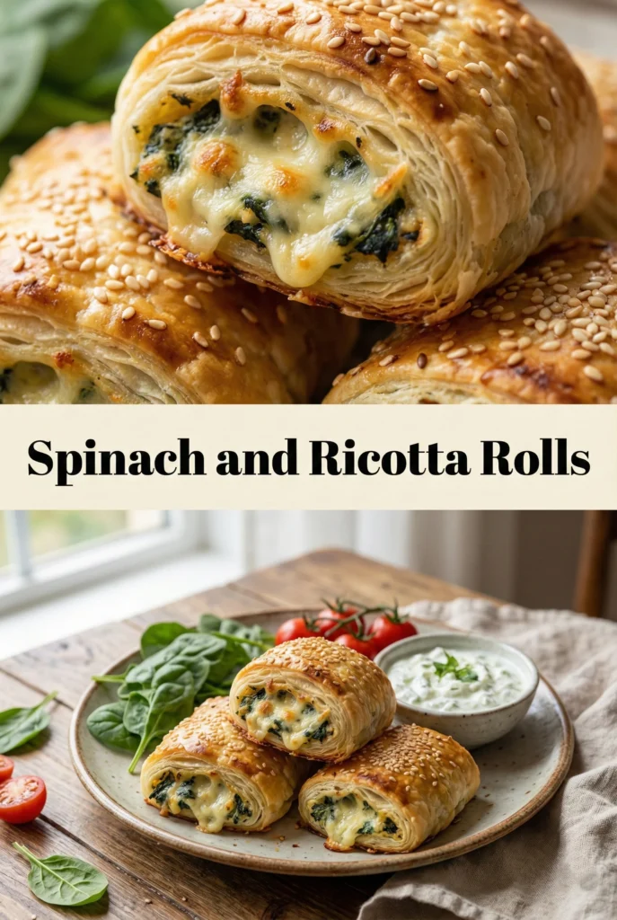 Spinach and Ricotta Rolls