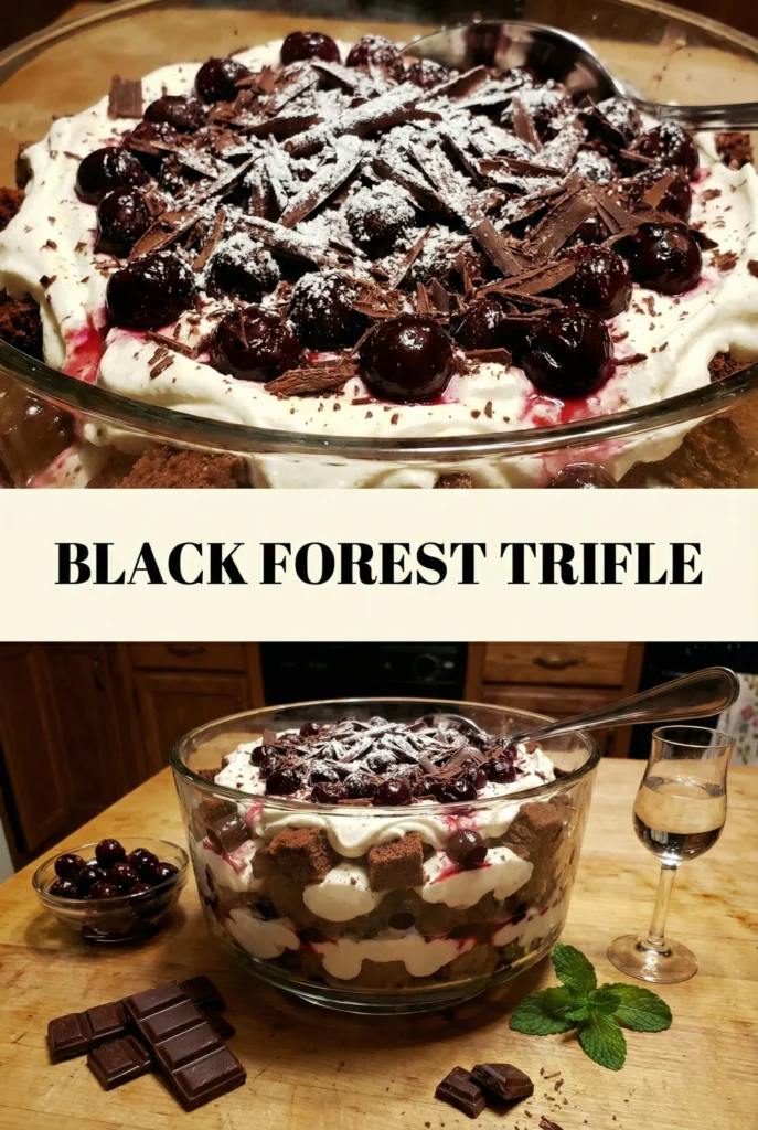 Black Forest Trifle (Holiday Versions)