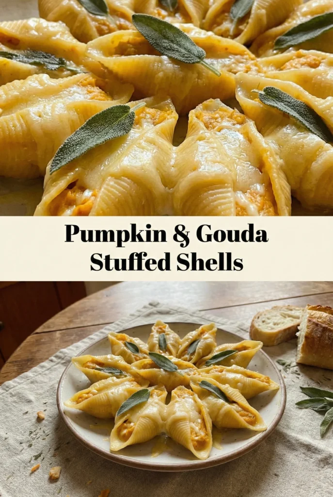 Pumpkin & Gouda Stuffed Shells