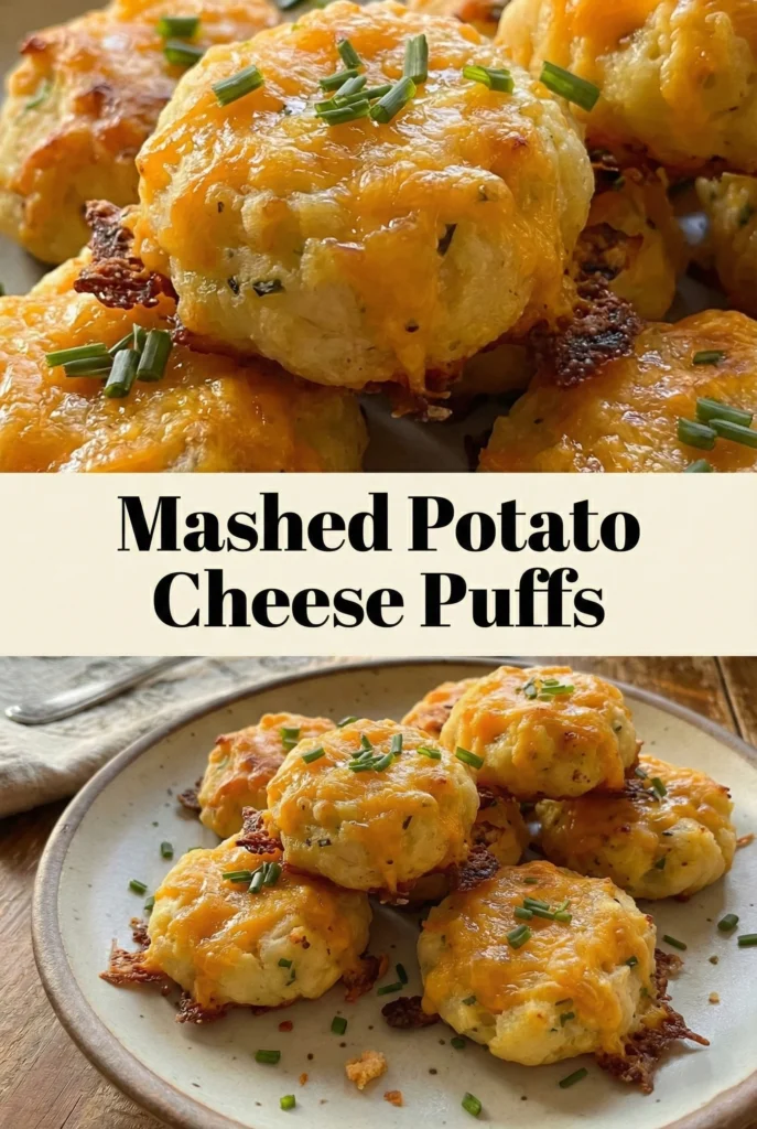 Leftover Mashed Potato Cheese Puffs