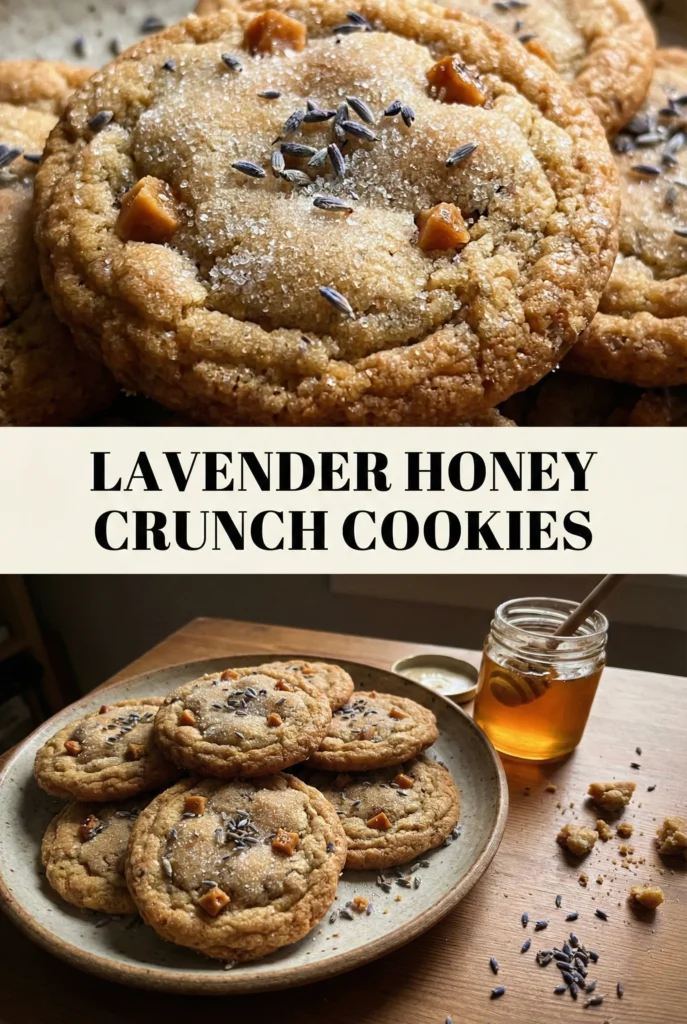 Lavender Honey Crunch Cookies