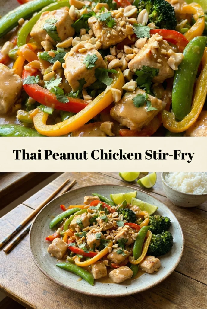 Thai Peanut Chicken Stir-Fry