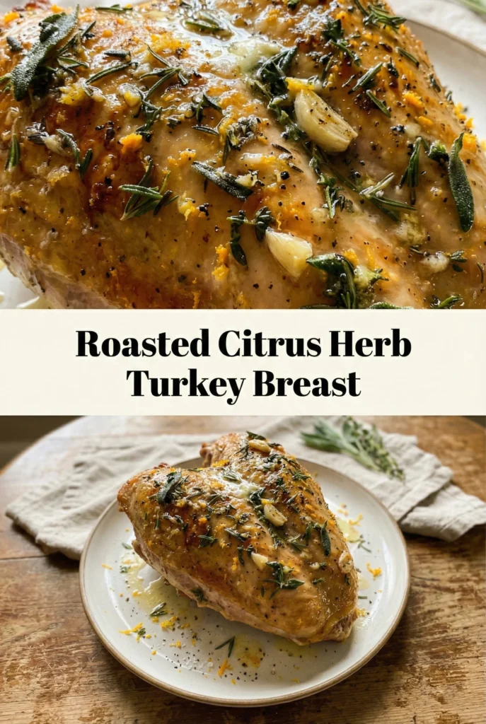 Roasted Citrus Herb Turkey Breast
