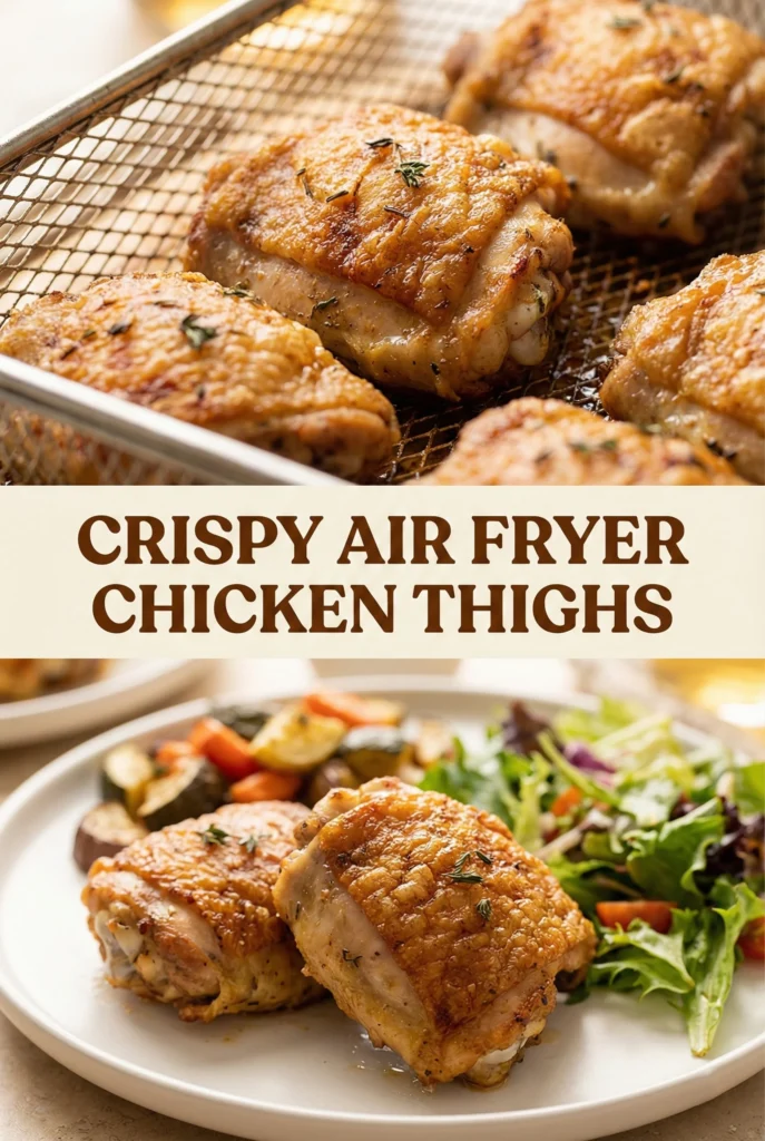 Crispy Air Fryer Chicken Thighs