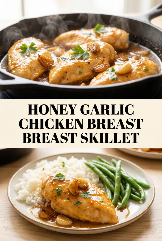 Honey Garlic Chicken Breast Skillet