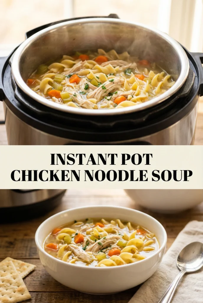 Instant Pot Chicken Noodle Soup