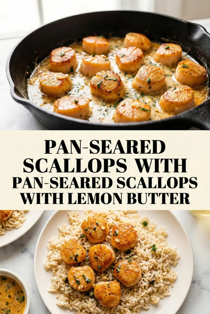 Pan-Seared Scallops with Lemon Butter