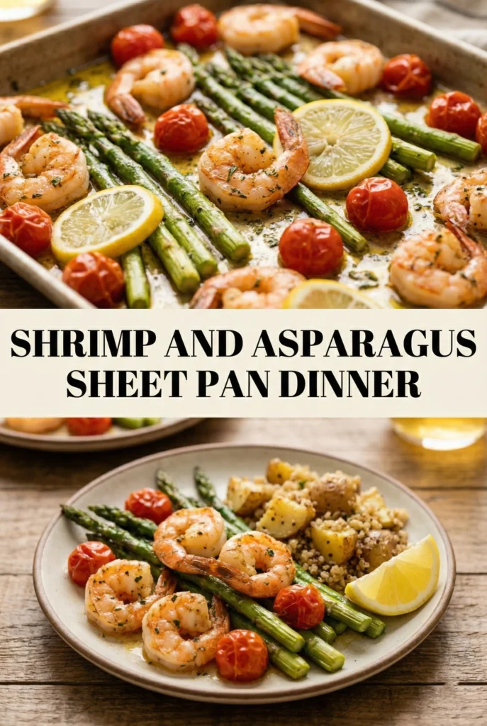 Shrimp and Asparagus Sheet Pan Dinner