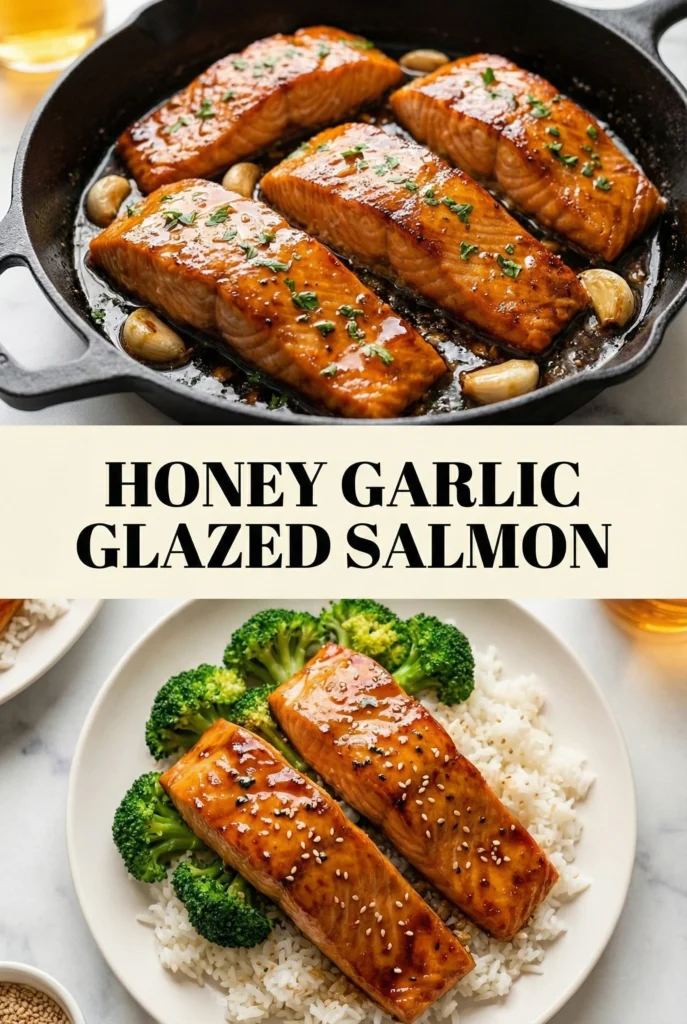 Honey Garlic Glazed Salmon
