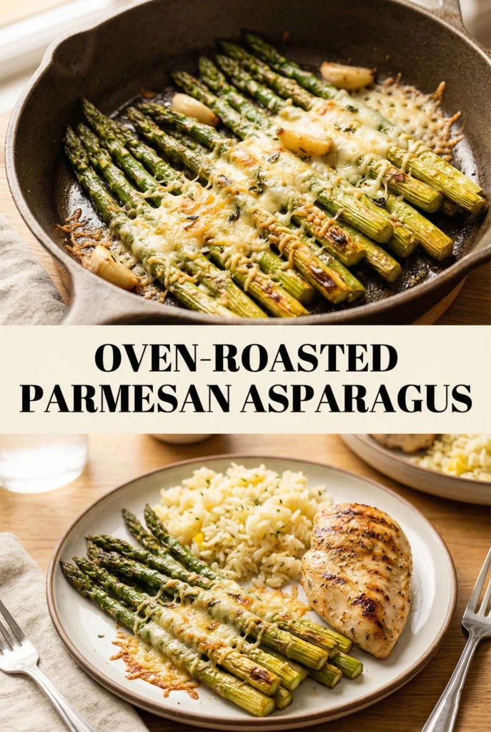 Oven-Roasted Parmesan Asparagus