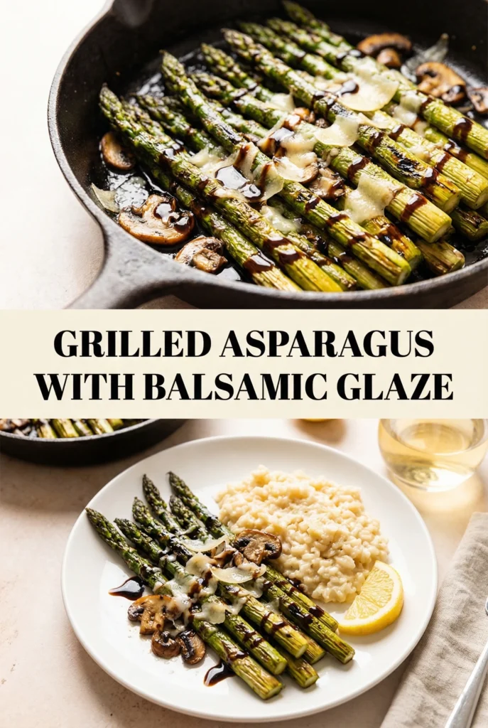 Grilled Asparagus with Balsamic Glaze