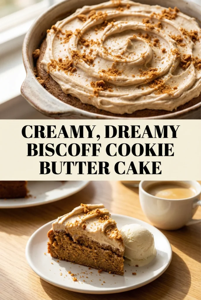 Creamy, Dreamy Biscoff Cookie Butter Cake