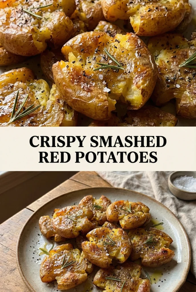 Crispy Smashed Red Potatoes