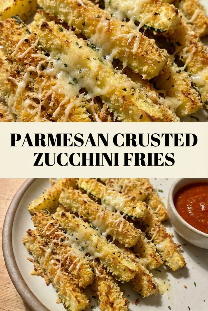Parmesan Crusted Zucchini Fries