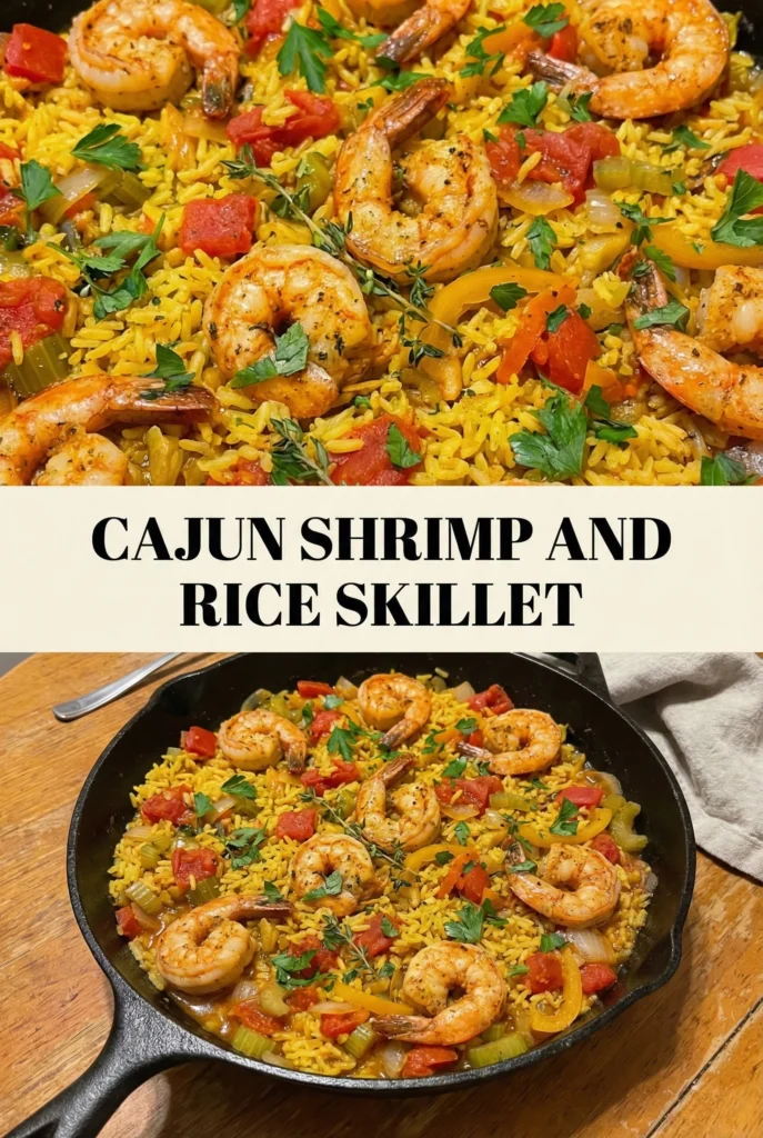 Cajun Shrimp and Rice Skillet