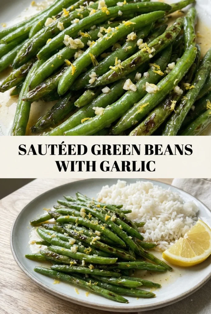 Sautéed Green Beans with Garlic