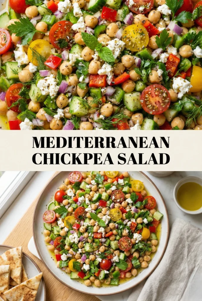 Mediterranean Chickpea Salad