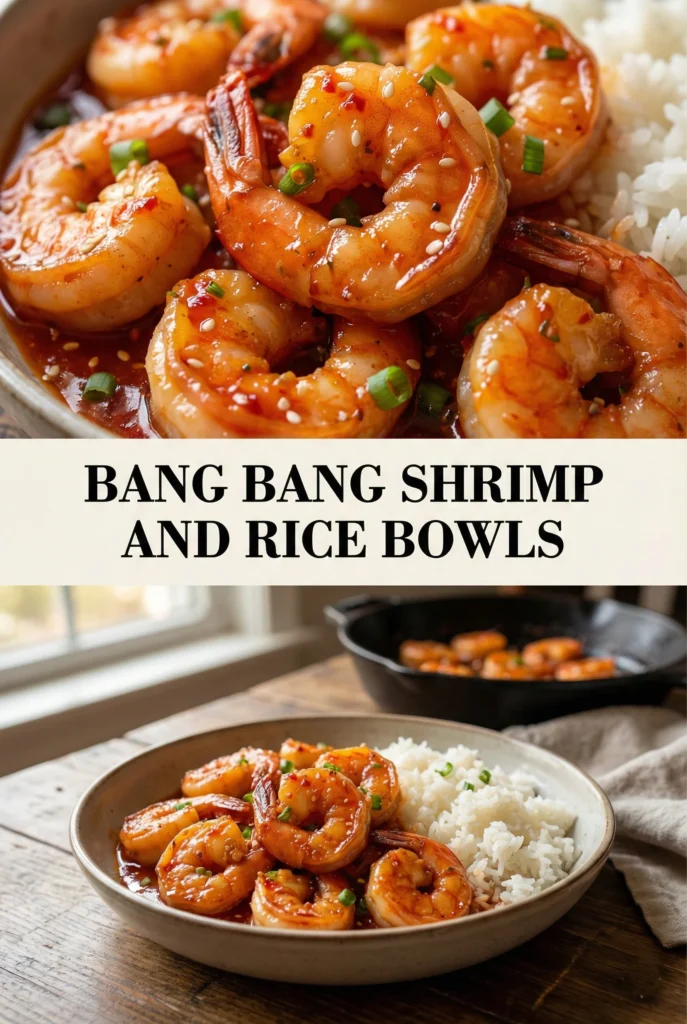 Bang Bang Shrimp and Rice Bowls