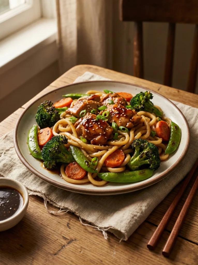 Chicken Teriyaki Noodles