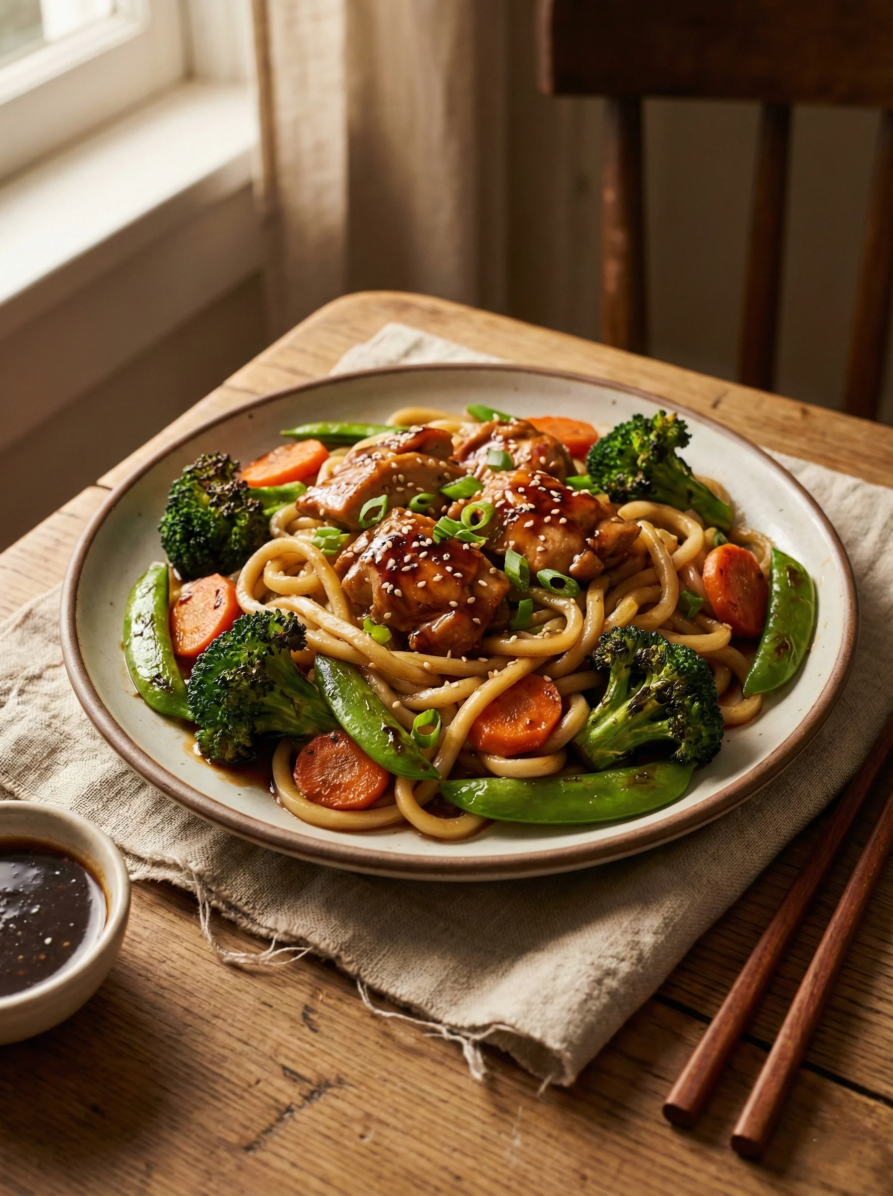 Chicken Teriyaki Noodles