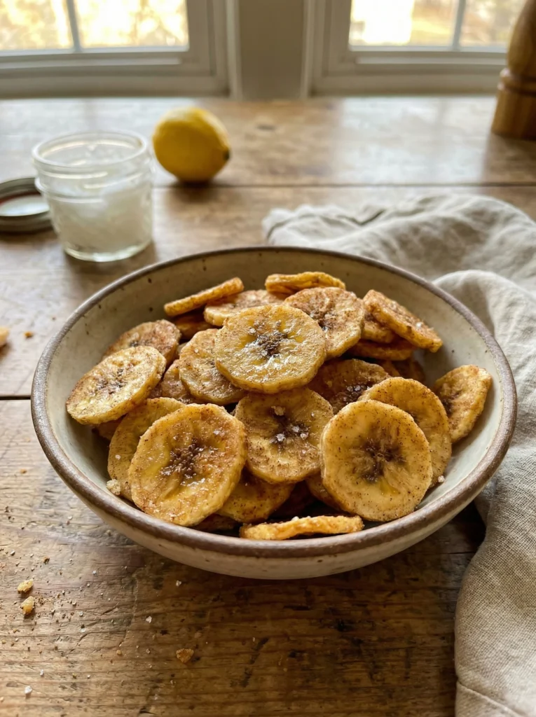 Air Fryer Banana Chips