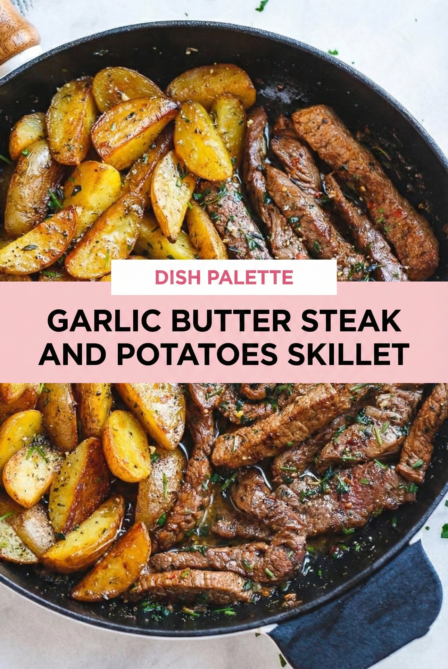 Garlic Butter Steak and Potatoes Skillet – Best Steak Recipe