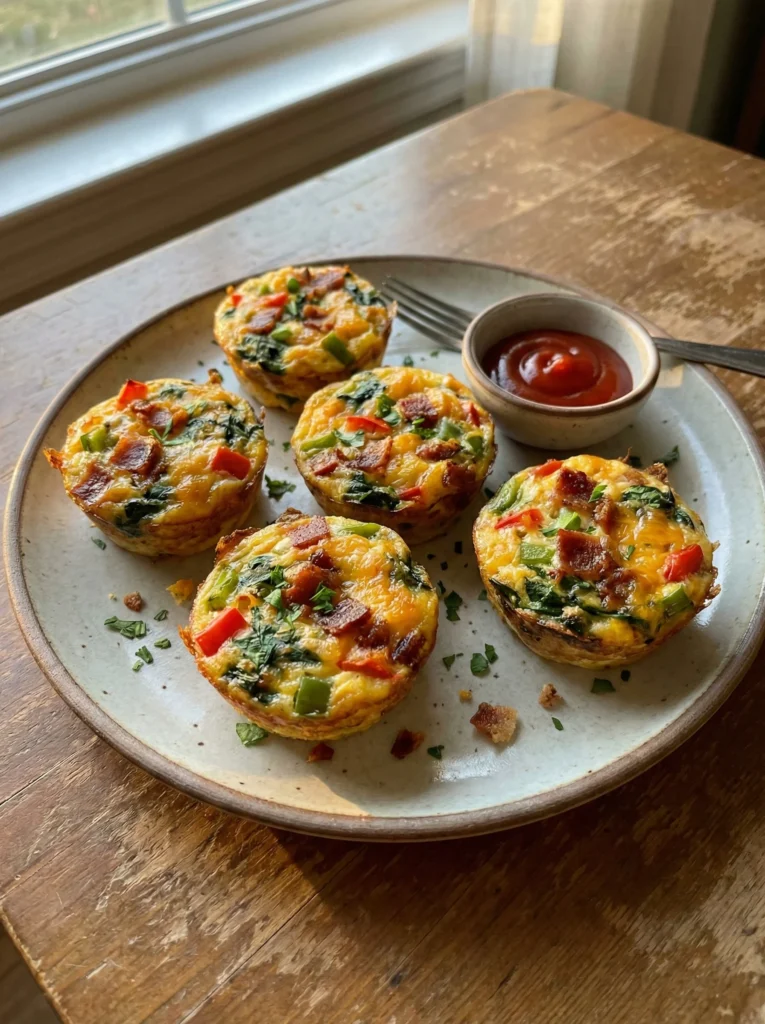 Air Fryer Omelette Bites