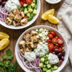 Greek Chicken Bowls