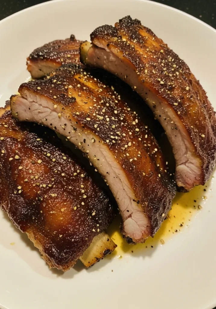 Honey Garlic Oven Baked Ribs