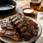 Bourbon Brown Sugar Glazed Ribs