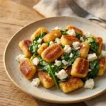 Creamy Gnocchi with Spinach and Feta