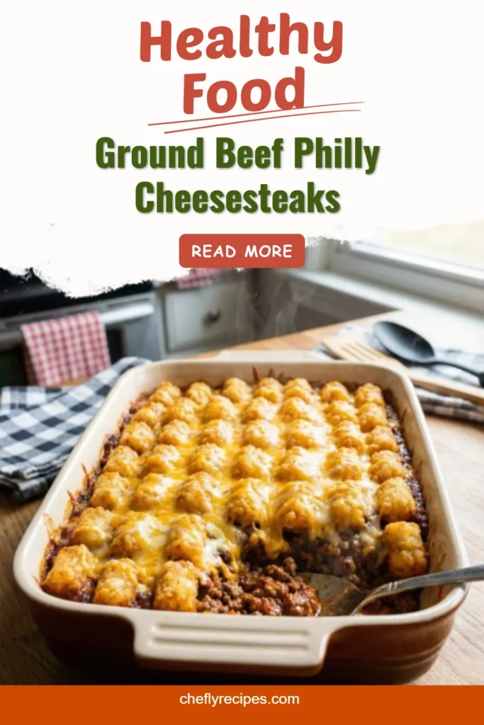 Ground Beef Philly Cheesesteaks