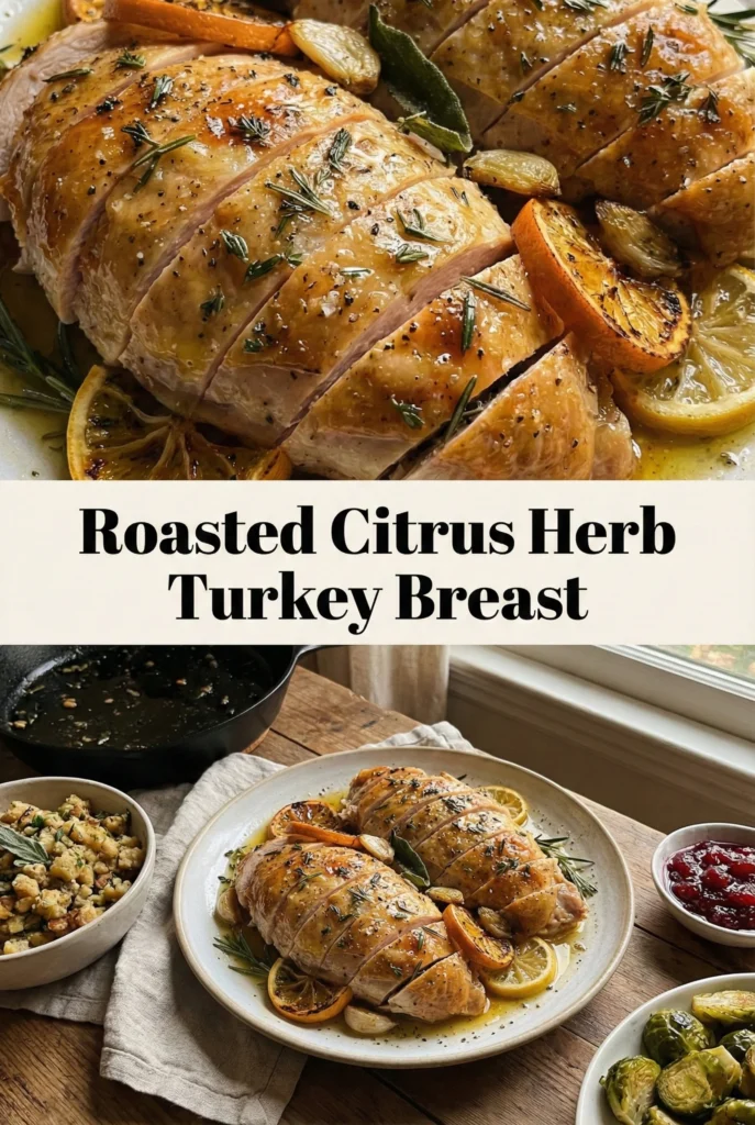 Roasted Citrus Herb Turkey Breast