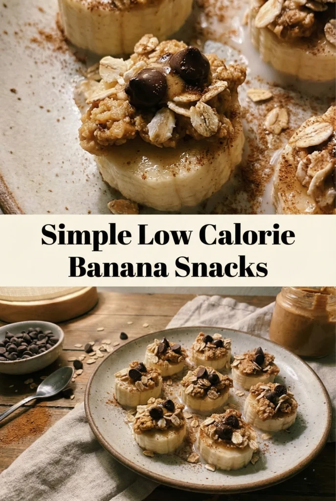 Simple Low Calorie Banana Snacks