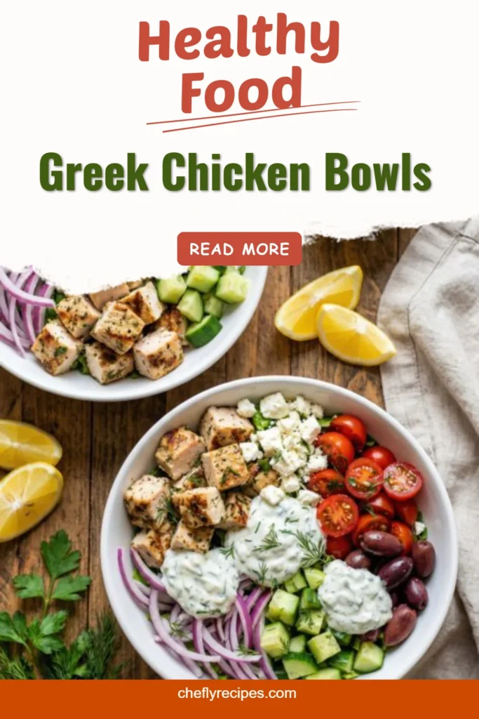 Greek Chicken Bowls