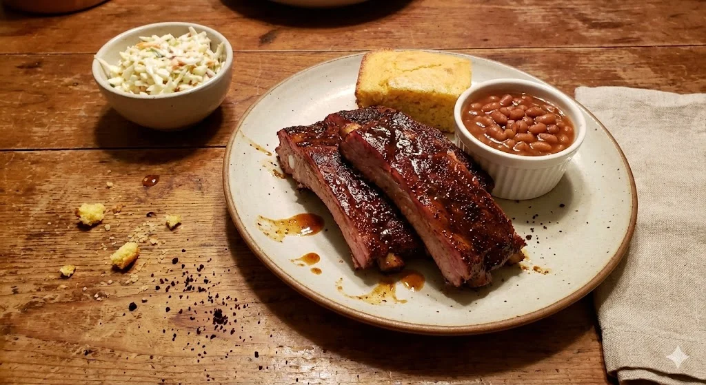 Coffee-Rubbed Smoked Ribs