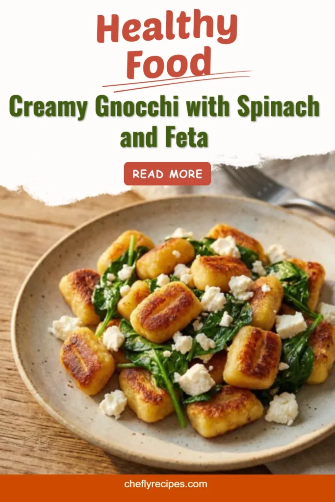 Creamy Gnocchi with Spinach and Feta