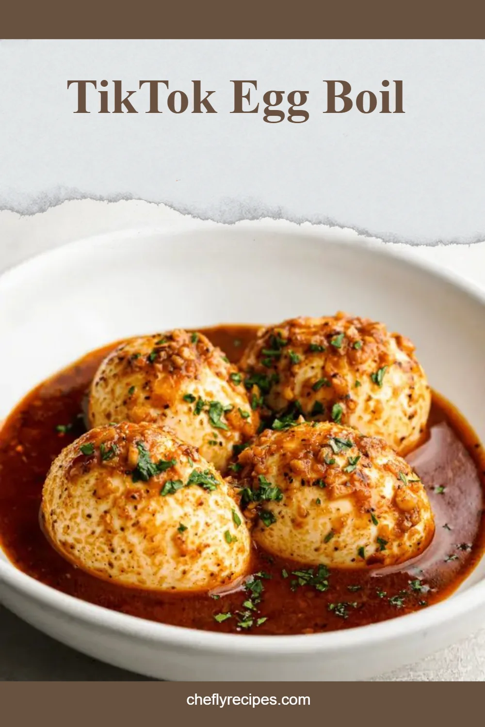 Delicious TikTok Egg Boil recipe with perfectly boiled eggs